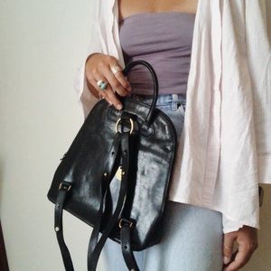 Gorgeous Vintage Brahmin leather backpack.